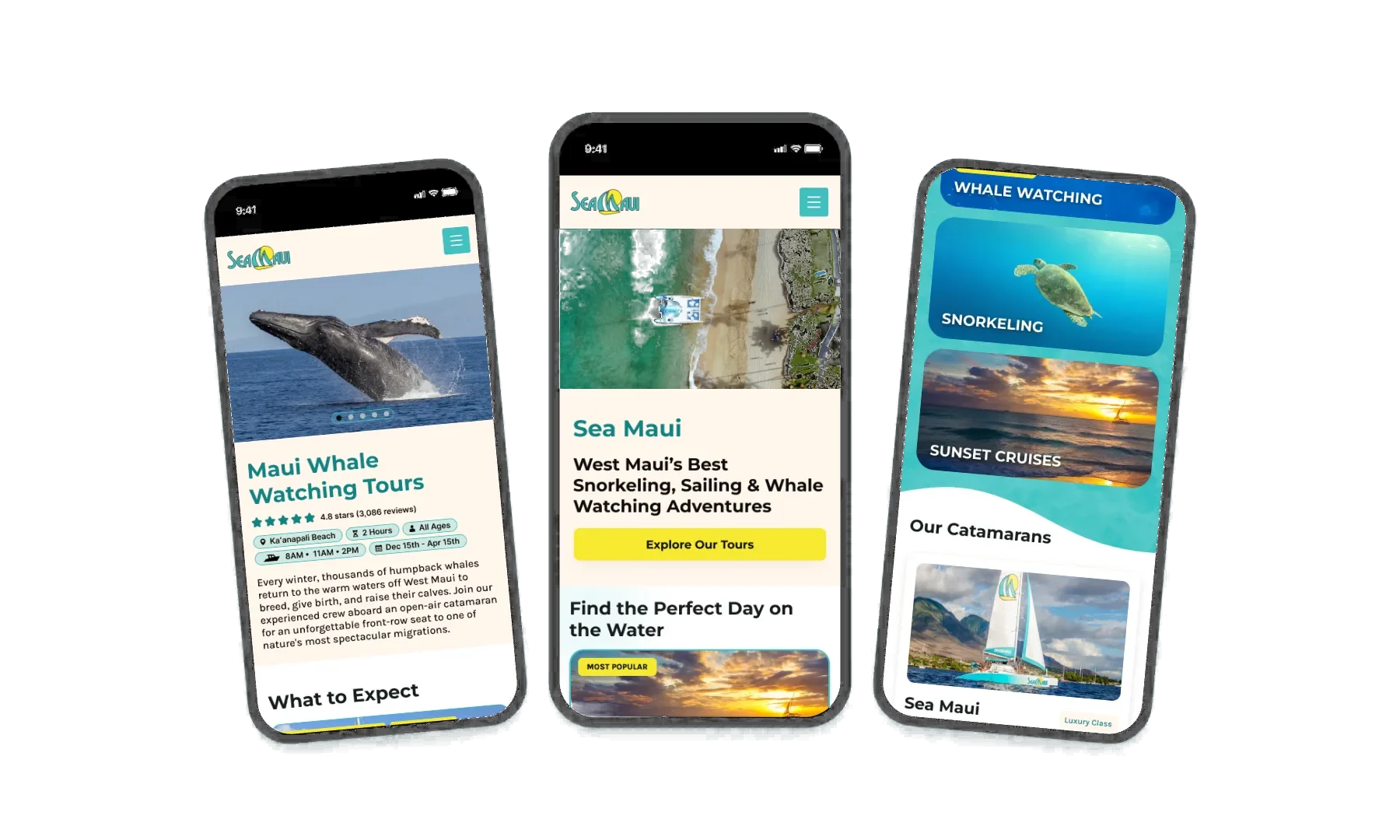 Sea Maui device mockup
